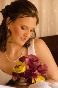 Michelle wedding curls